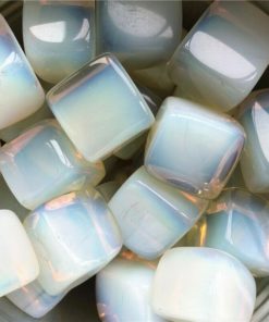 1pc Opal Crystal Gemstone Cube Meditation Synthetic Opalite Crystal Decoration