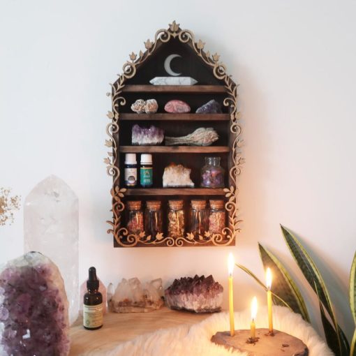 Crescent Moon Botanical Apothecary Shelf coppermoonbouti