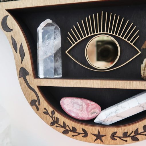 Hamsa Hand Crystal Shelf coppermoonboutique 2