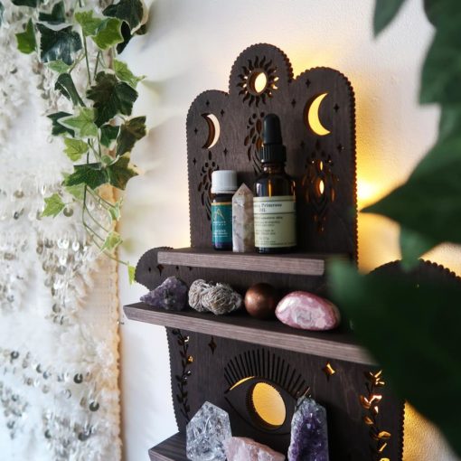 Hamsa Hand Light Up Shelf 1