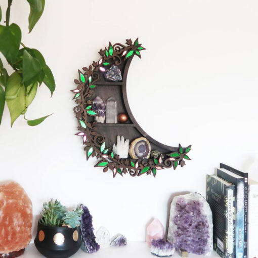 Botanical Mirror Shelf Choose your colour copper 2