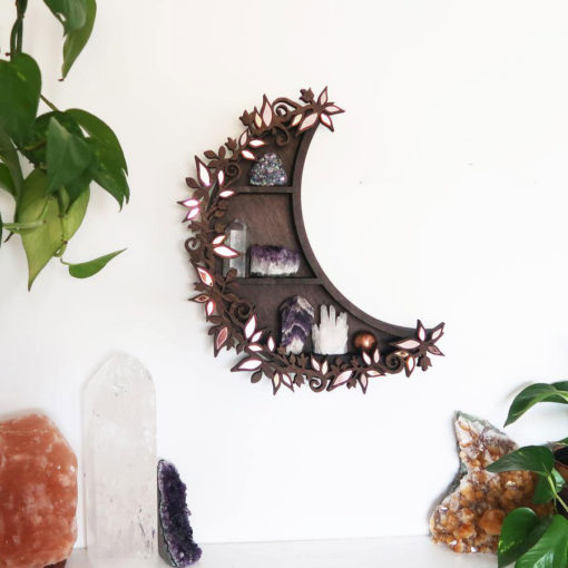 Botanical Mirror Shelf Choose your colour copper 4