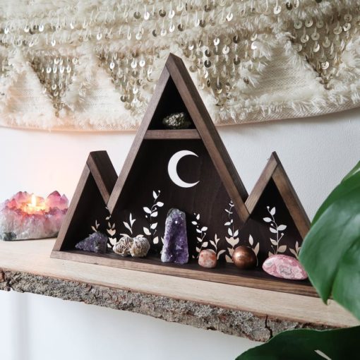 Botanical Moon Mountain Crystal Shelf 1