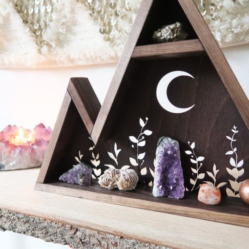 Botanical Moon Mountain Crystal Shelf 2