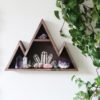 Crystal Cluster Wooden Shelf 1
