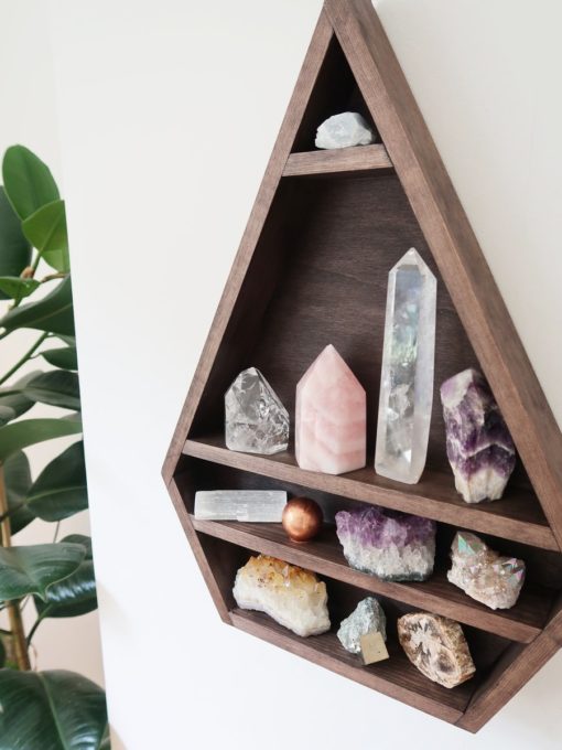 Diamond Crystal Display Shelf coppermoonboutique
