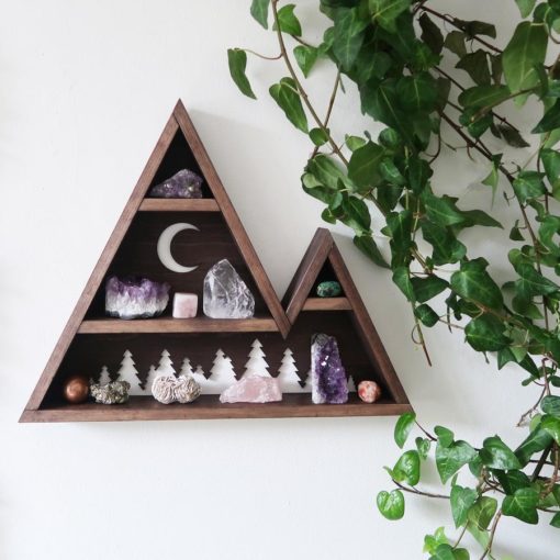 Forest and Moon Mountain shelf