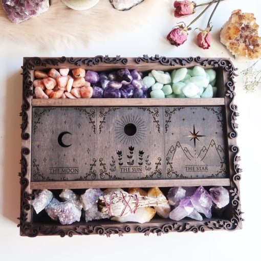 Major Arcana Tarot Crystal Storage Box co 1