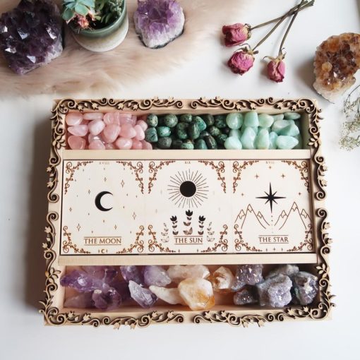 Major Arcana Tarot Crystal Storage Box co