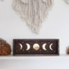 Mirror moonphase wooden altar art coppermoonboutique