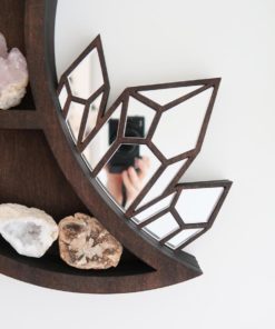 Moon and Crystal Cluster Mirror Shelf coppermoonb 2