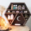 Moon and Stars Wooden Crystal Shelf coppermoonbou 2