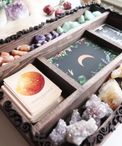 Moonphase Tarot Crystal Storage Box 2