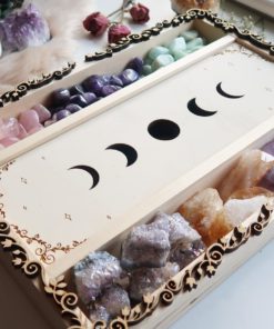 Moonphase Tarot Crystal Storage Box 3