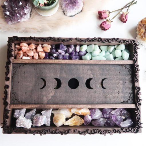 Moonphase Tarot Crystal Storage