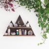 Mountain Crystal Shelf and Wall Lamp