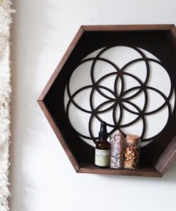 Seed Of Life Hexagon Crystal Shelf 2