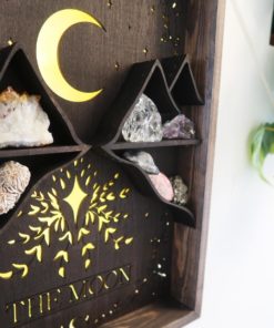 Tarot Card Wooden Light Up Shelf coppermoonboutiq 1