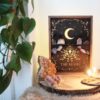 Tarot Card Wooden Light Up Shelf coppermoonboutiq