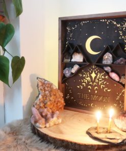 Tarot Card Wooden Light Up Shelf coppermoonboutiq 2