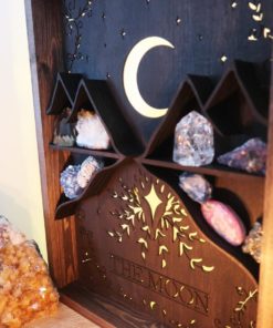 Tarot Card Wooden Light Up Shelf coppermoonboutiq 3
