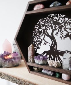 Tree Of Life Hexagon Crystal Shelf 2
