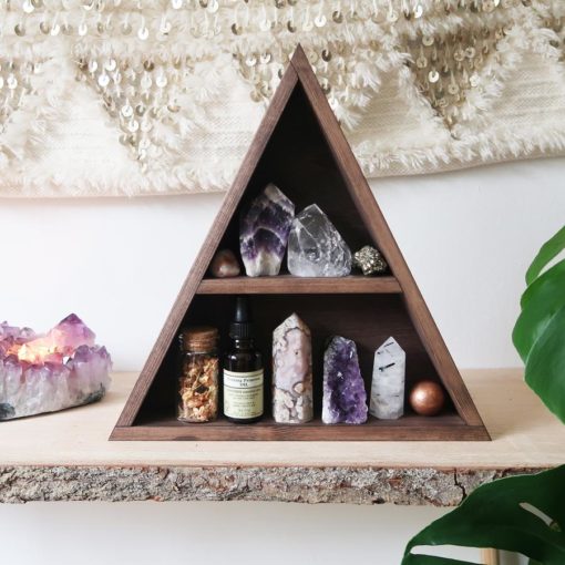 Triangle Crystal Shelf