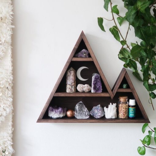 Triangle Moon Crystal Shelf 1