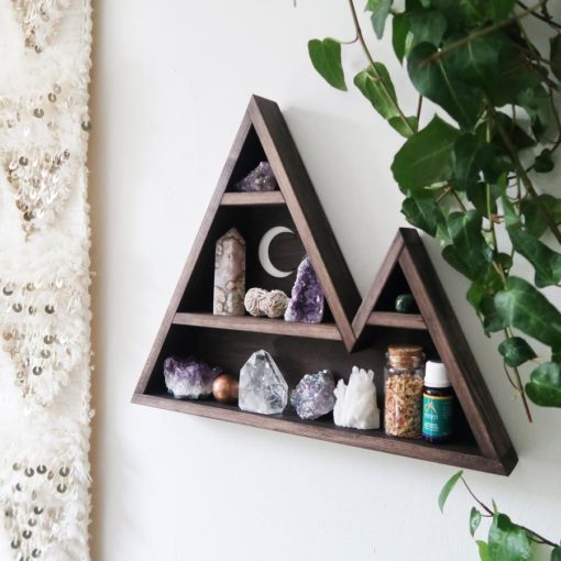 Triangle Moon Crystal Shelf 2