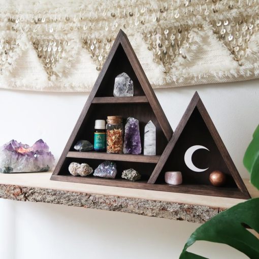 Triangle Moon Crystal Shelf 3