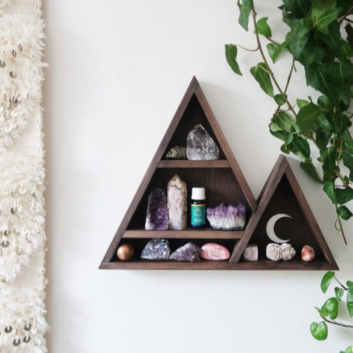 Triangle Moon Crystal Shelf 4