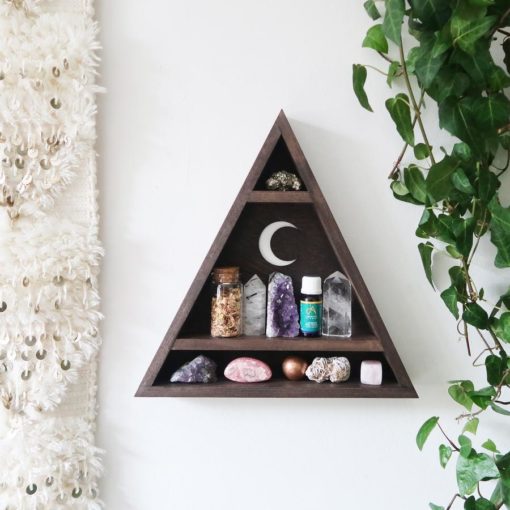 Triangle Moon Crystal Shelf 5
