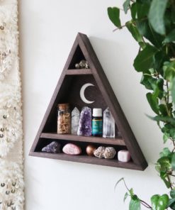 Triangle Moon Crystal Shelf 6