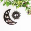 Wooden Sun Shelf coppermoonboutique